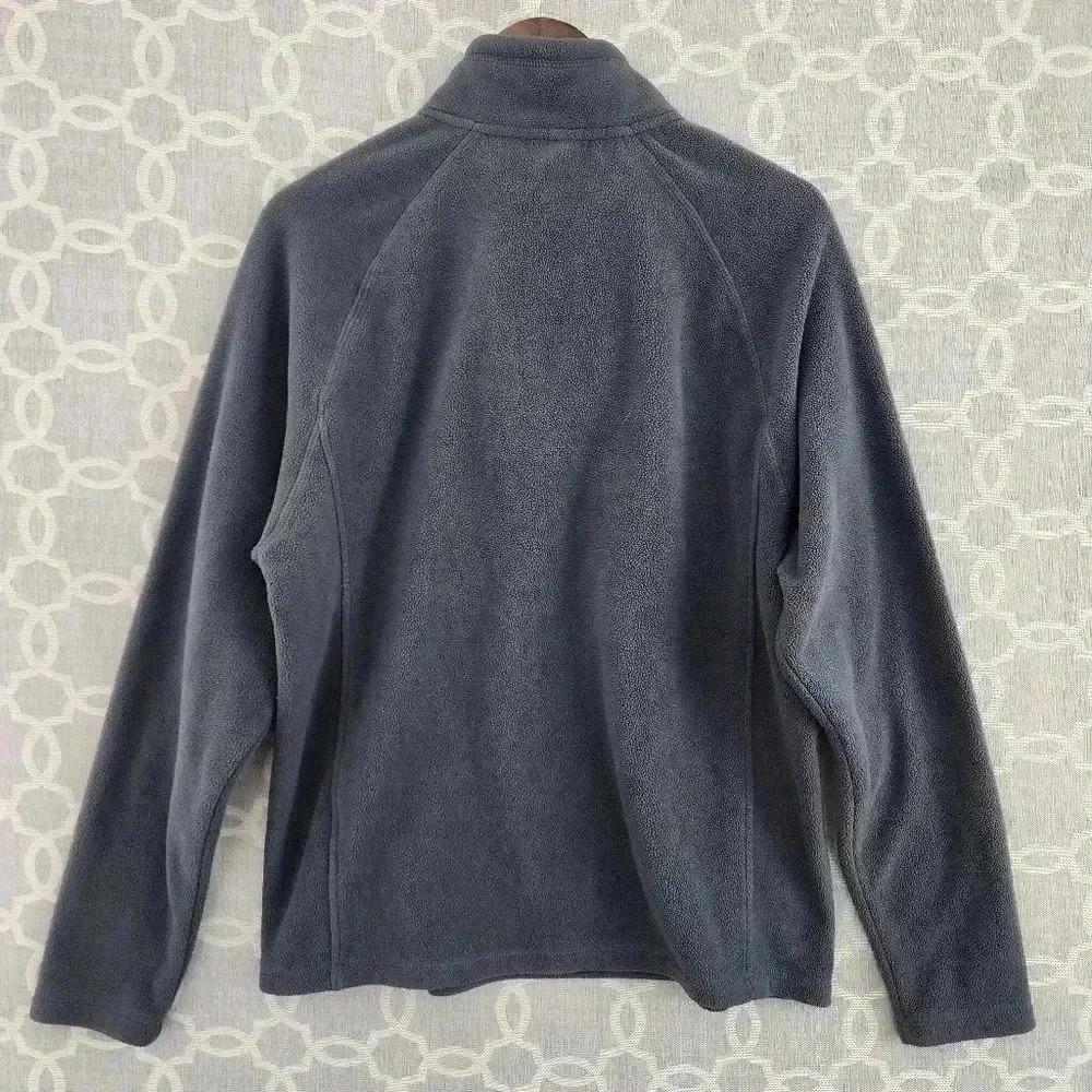 Clique  Mock neck Pullover Men's Fleece Sweatshirt M Gray - Picture 2 of 7